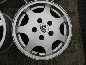 (Used) 911/964 Set of 2, 6j x 16" and 2, 8j x 16" Wheels