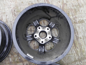 (Used) 944 Set of 4 Phone Dial 6jx15" Black Wheels