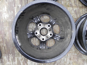 (Used) 944 Set of 4 Phone Dial 6jx15" Black Wheels