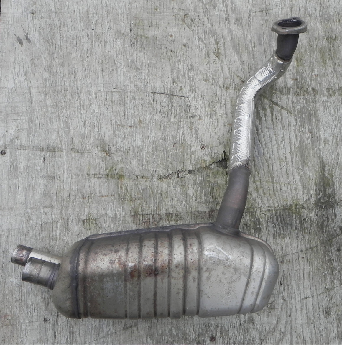 (Used) Cayman 981 Exhaust Muffler Left - 2014-16