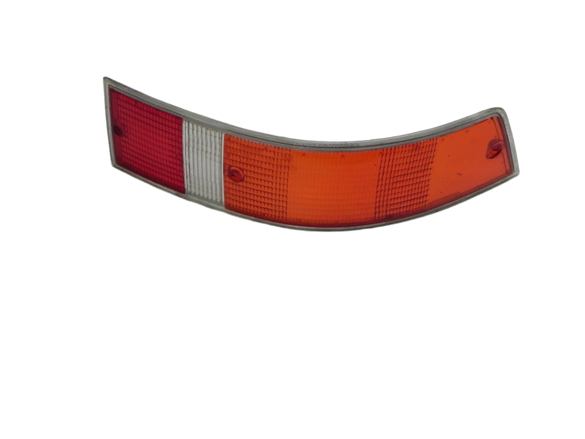 (Used) 911/912 Right Side USA Tail Light Lens with Silver Trim - 1969-72