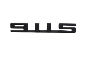 (Used) 911s Emblem, Block Style, Black fits 911s - 1972-73