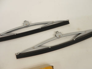 (NOS) 356 Pre-A/A Set of Silver Screw-Type Windshield Wiper Blades - 1954-58