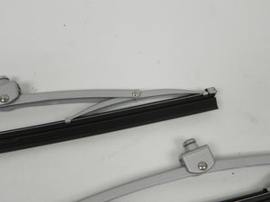 (NOS) 356 Pre-A/A Set of Silver Screw-Type Windshield Wiper Blades - 1954-58