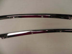 (Used) 911/912 Targa SWB Original Pair of Rear Quarter Window Chrome Trim Pieces - 1965-67