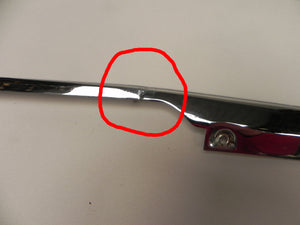 (Used) 911/912 Targa SWB Original Pair of Rear Quarter Window Chrome Trim Pieces - 1965-67