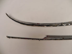 (Used) 911/912 Targa SWB Original Pair of Rear Quarter Window Chrome Trim Pieces - 1965-67