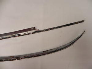 (Used) 911/912 Targa SWB Original Pair of Rear Quarter Window Chrome Trim Pieces - 1965-67