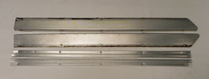 (Used) 911/912 Aluminum Door Step Threshold Plate and Carpet Trim Set - 1965-73