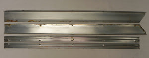 (Used) 911/912 Aluminum Door Step Threshold Plate and Carpet Trim Set - 1965-73