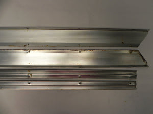 (Used) 911/912 Aluminum Door Step Threshold Plate and Carpet Trim Set - 1965-73