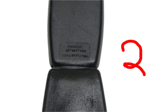 (Used) 911 Rear Seat Belt Receptacle - 1978-89