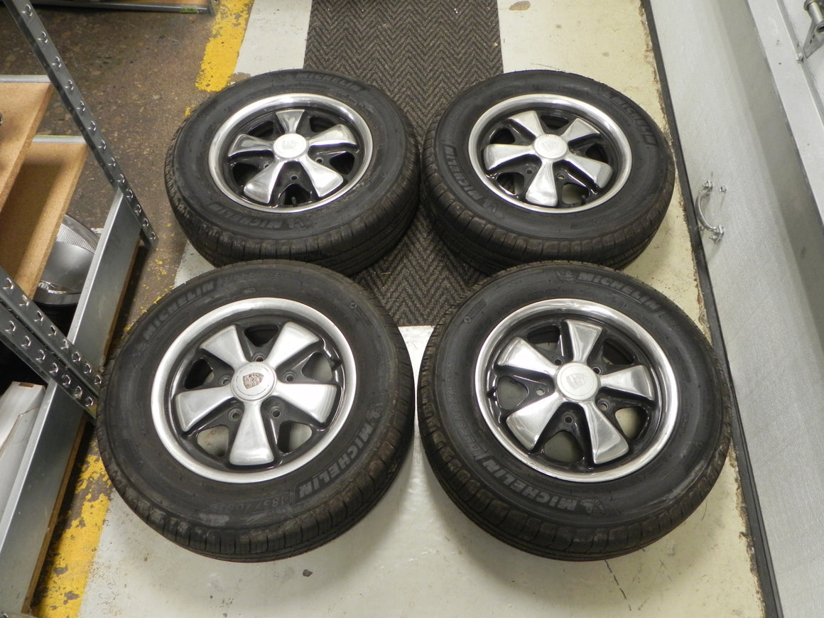 (Original) 911/912/914 Set of 4 Fuchs Wheels 4.5j x 15