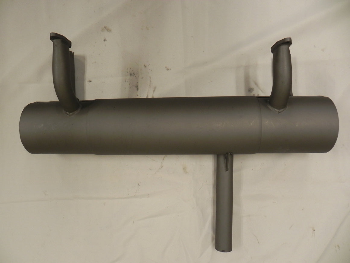 (New) 356 A Single Tip Exhaust Muffler (End has Shipping Damage) - 1955-61
