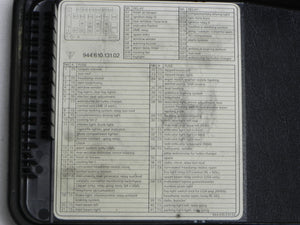 (Used) 944 Fuse Box Cover - 1982-91