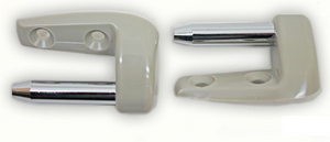 (New) 911/912 Pair of Early Sunvisor Pivots w/ 8mm Pin - 1966-67