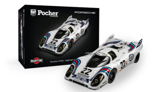 (New) Pocher Porsche 917 K Martini Racing #22 White Kit 1:8 - 1971