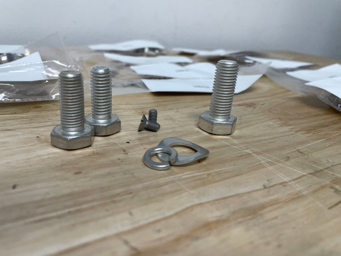 (New) 356C/SC Concours Plated Front & Rear Brake Hardware Kit – 1964-65