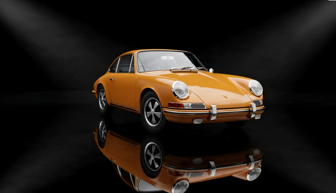 (New) Porsche 911 1:6 Scale Model Bahama Yellow - 1964-66