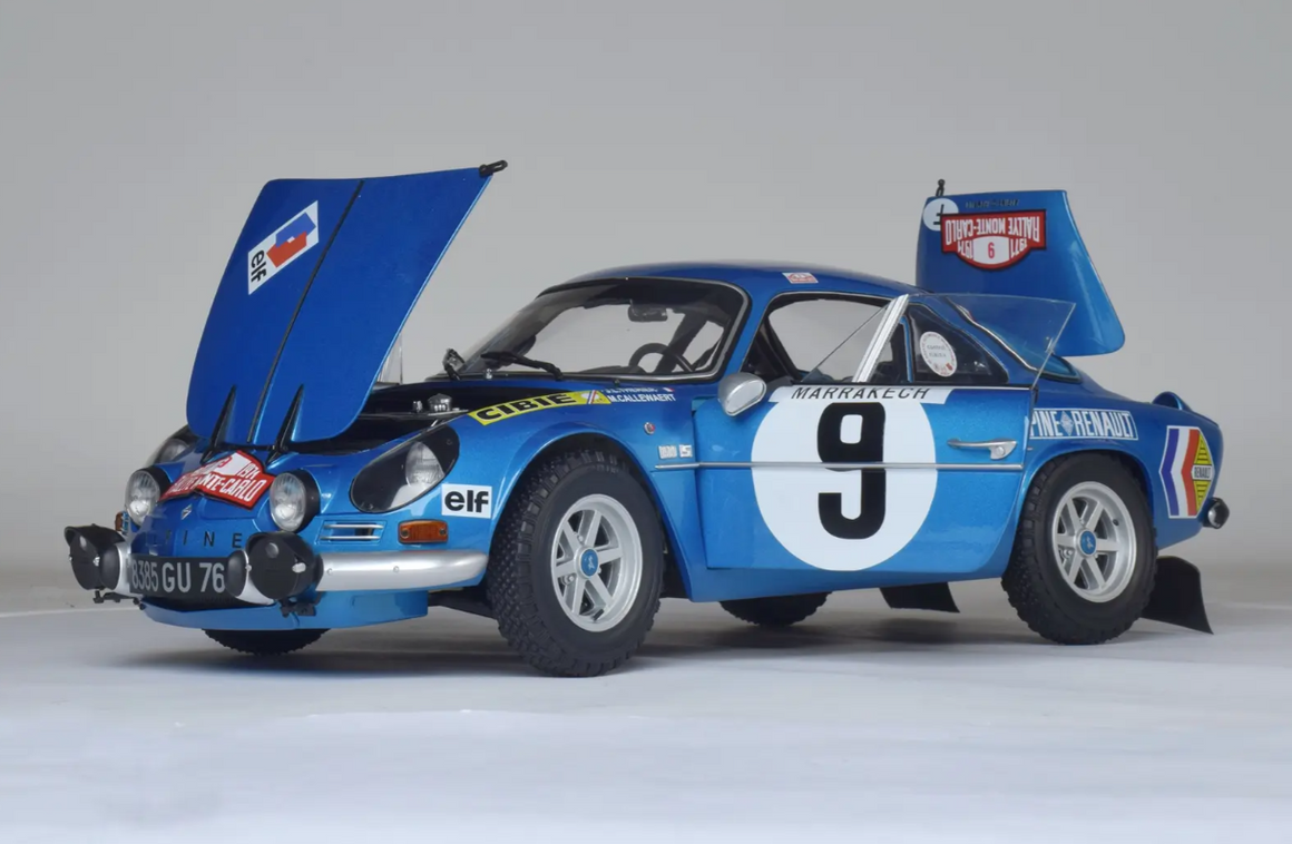 (New) IXO Renault Alpine A110 Rally Kit 1:8 - 1960s