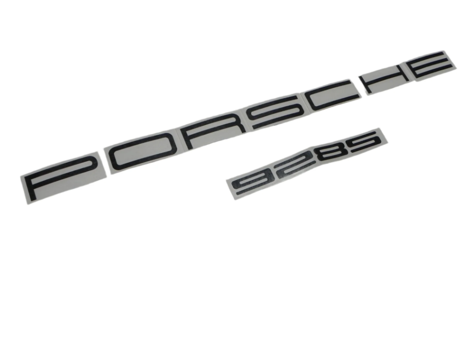 (New) 928s Rear Decal Set Black - 1977-95