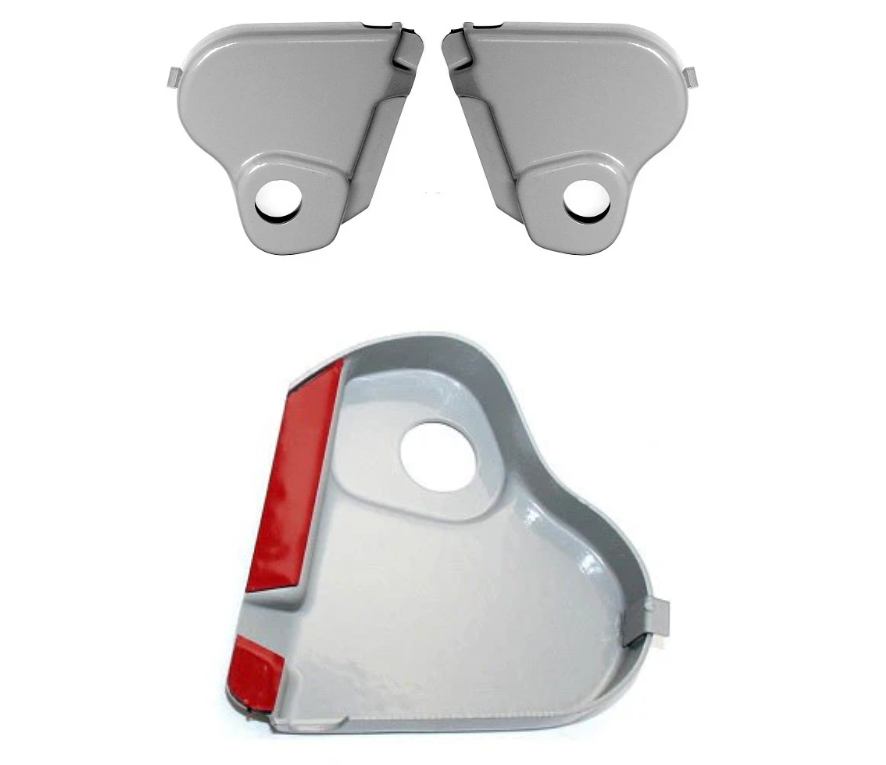 (New) 356C/911/912 Driver's Seat Reclining Mechanism Cover Set - 1964-67