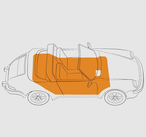 (New) 911 Targa RS-Style Complete Auto Carpet Kit - 1974-85