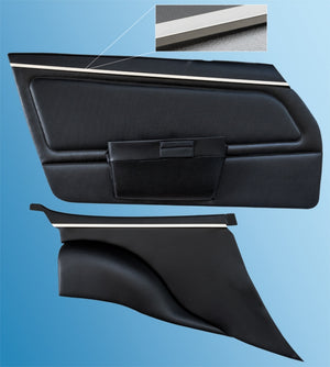 (New) 911S/L Aluminum Dash and Door Trim Set - 1967-68