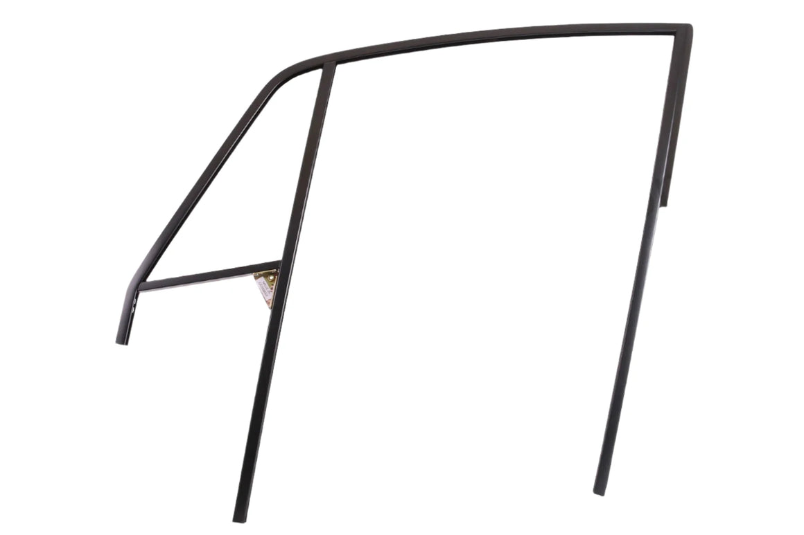 (New) 911 Black Driver Side Door Window Frame - 1974-92