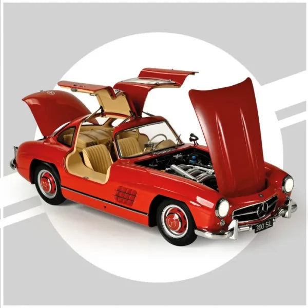 (New) IXO Mercedes 300 SL Red Kit 1:8 - 1955