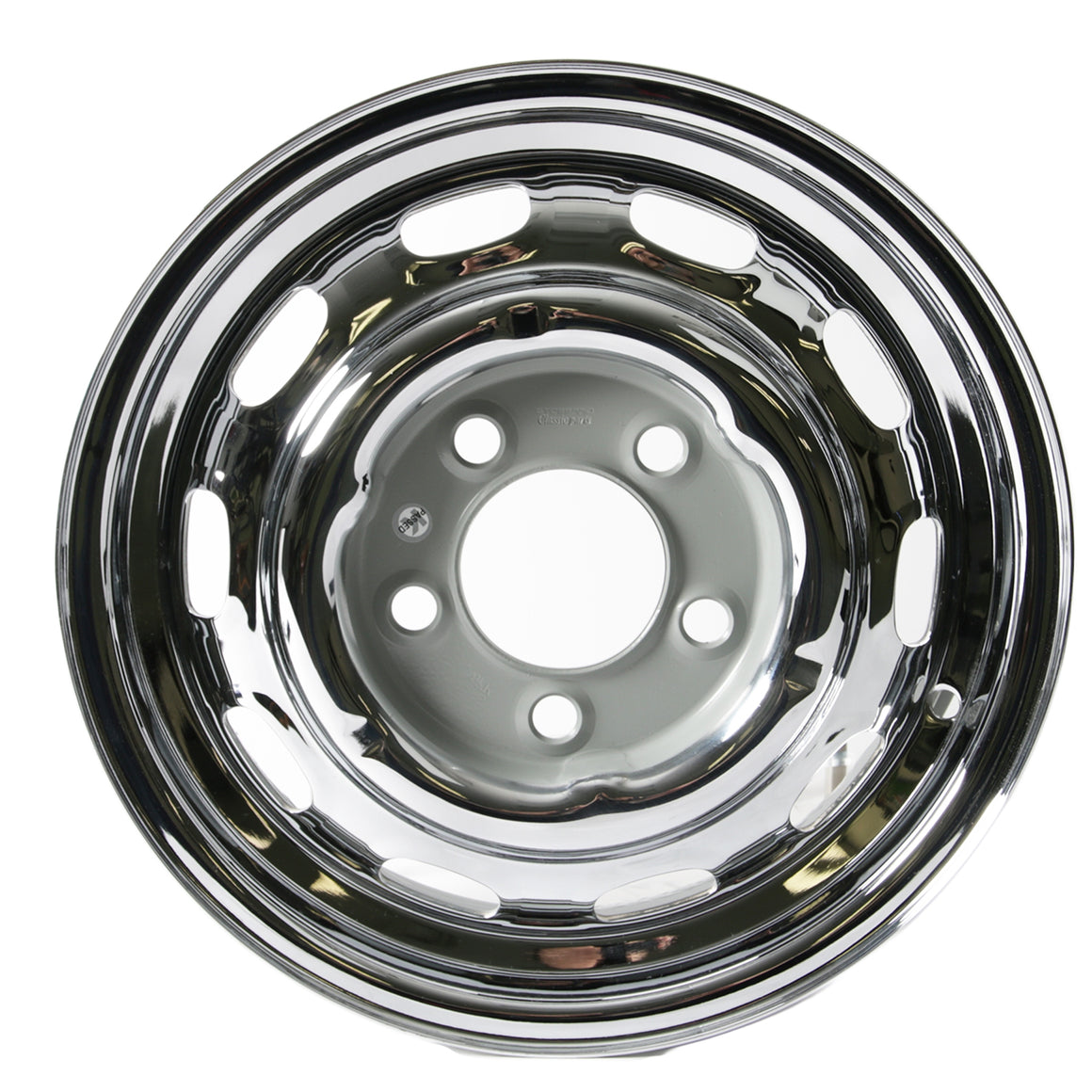 (New) 356/911/912 4.5jx15 Disc Brake Steel Wheel Chromed - 1964-67