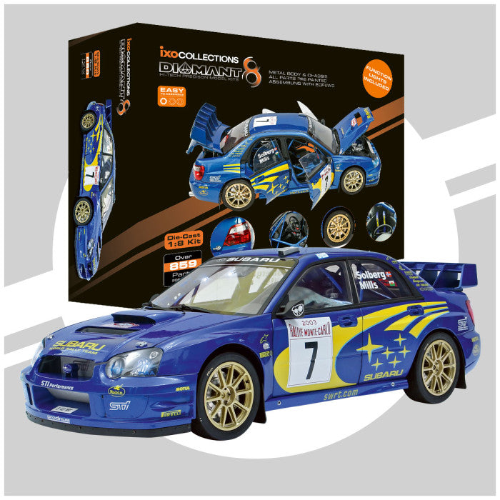 (New) IXO Subaru Impreza Rally MC 2003 Kit 1:8 - 1960s