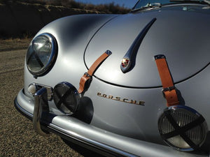 (New) 356 GT Hood Strap Set Leather