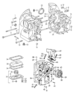 (New) 356 Crankcase Cover Stud 1300-1600 Super