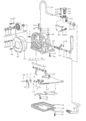 (New) 924/944 Automatic Transmission Oil Pan Gasket