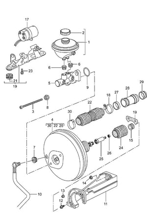 (New) 911 / Boxster Vacuum Line - 1997-05