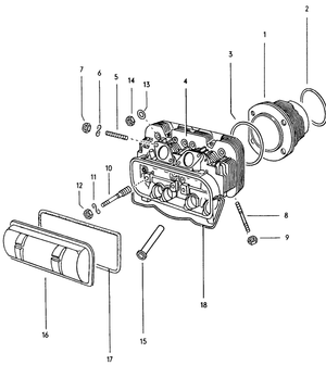 (New) 914 Cylinder Head Gasket 1973-76