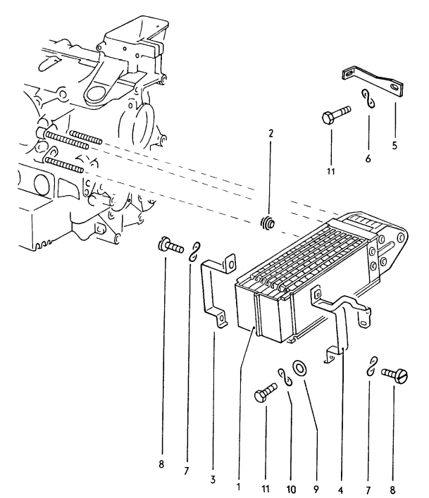 (New) 914 Engine Oil Cooler Seal - 1970-76