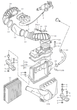 (New) 914/924 Air Filter Cartridge - 1970-85