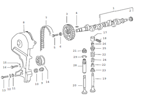 (New) 924, 924 Turbo Intake Valve Adjusting Screw 1976-85