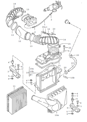 (New) 924 Air Filter Intake Boot 1976-85