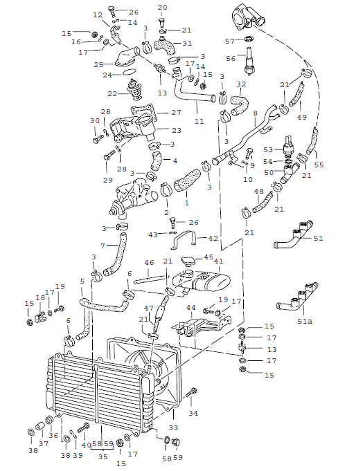(New) 924 Engine Coolant Thermostat 1977-82