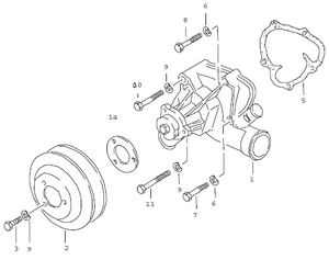 (New) 924 Water Pump 1977-82