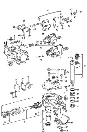 (Original) 356 B/C Steering Coupler-1960-65