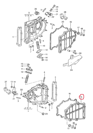 (New) 911 Chain Tensioner Cover Left - 1989-98