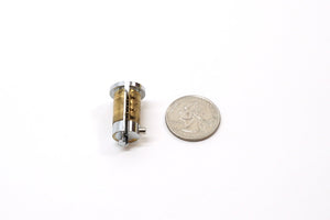 (New) 356 AT2/B/C Left Door Lock Cylinder with 2 Keys - 1957-65