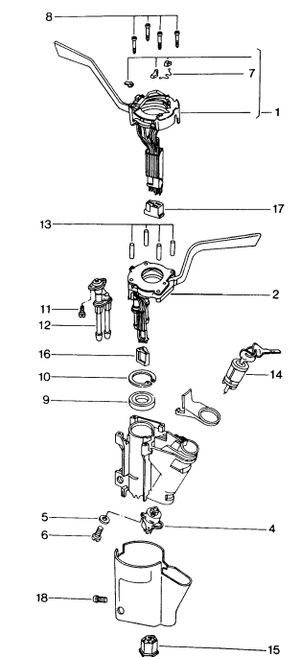 (New) 914 Ignition Switch 1971-74