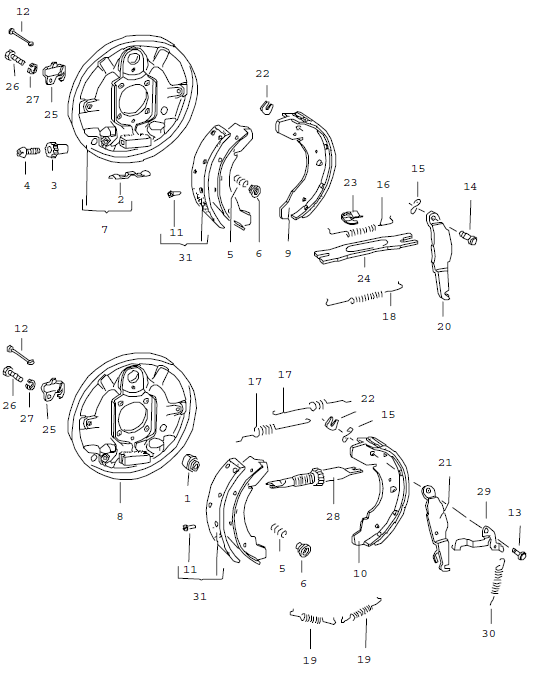 (New) 924 Rear Drum Brake Adjusting Plug