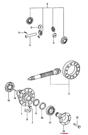 (New) 911 Joint Flange 100mm - 1975-83