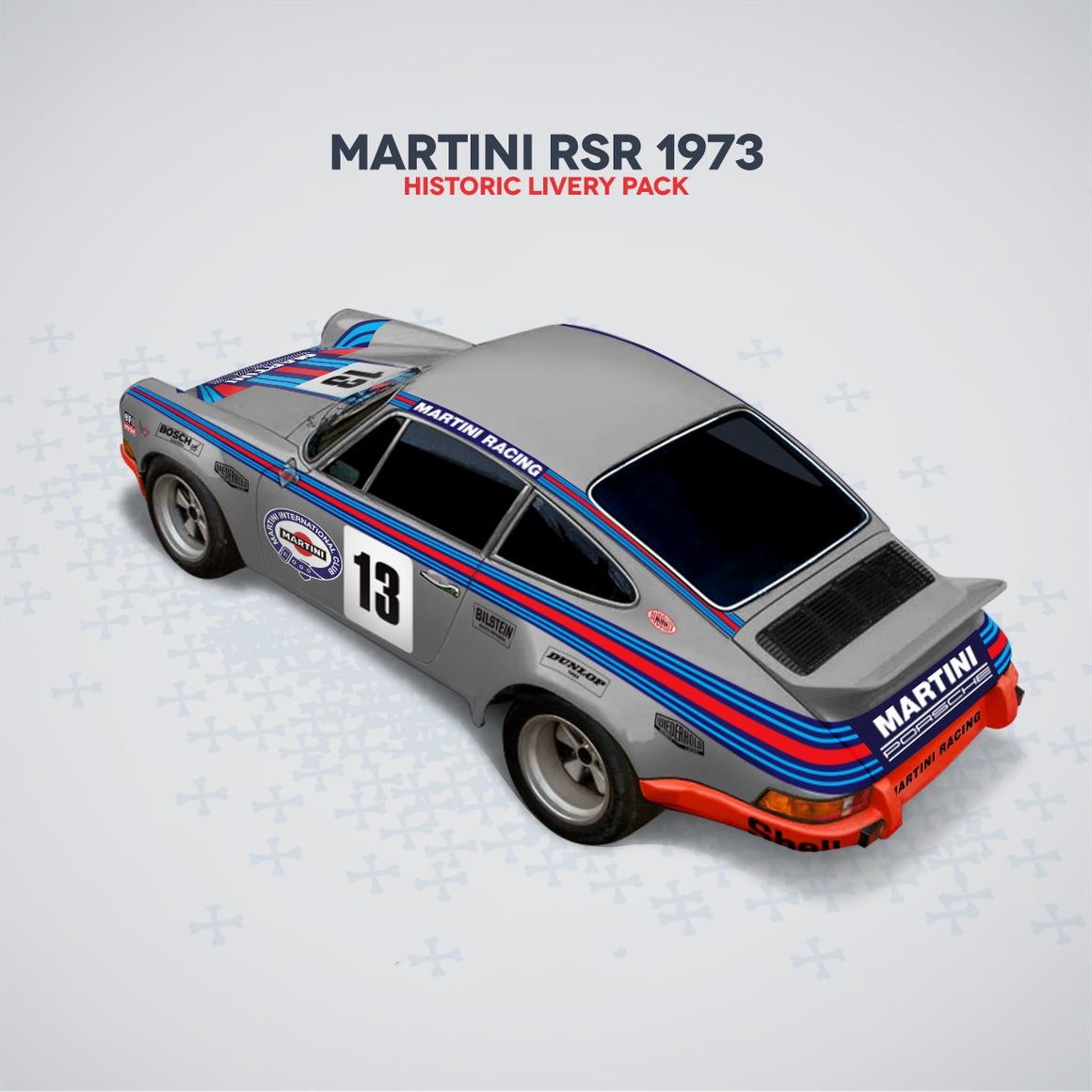 (New) 911 Famous Historic Livery Sets - Martini / Brumos / RSR